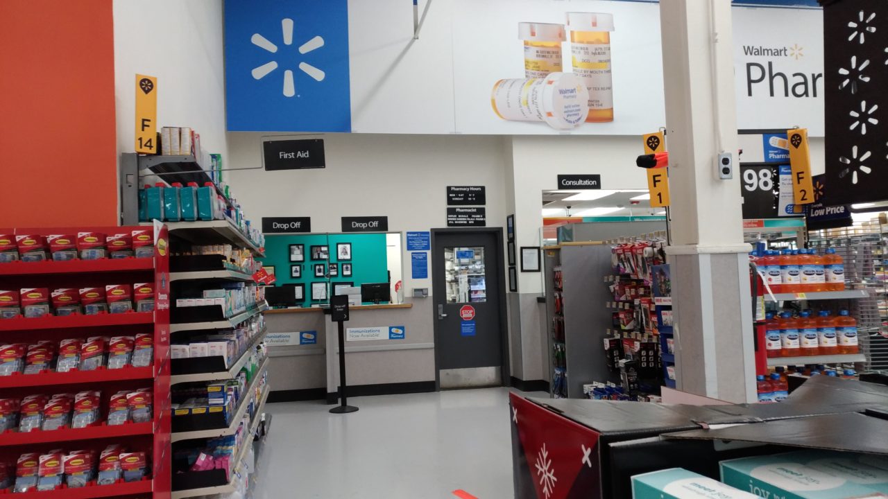 WalmartのPharmacyの会計